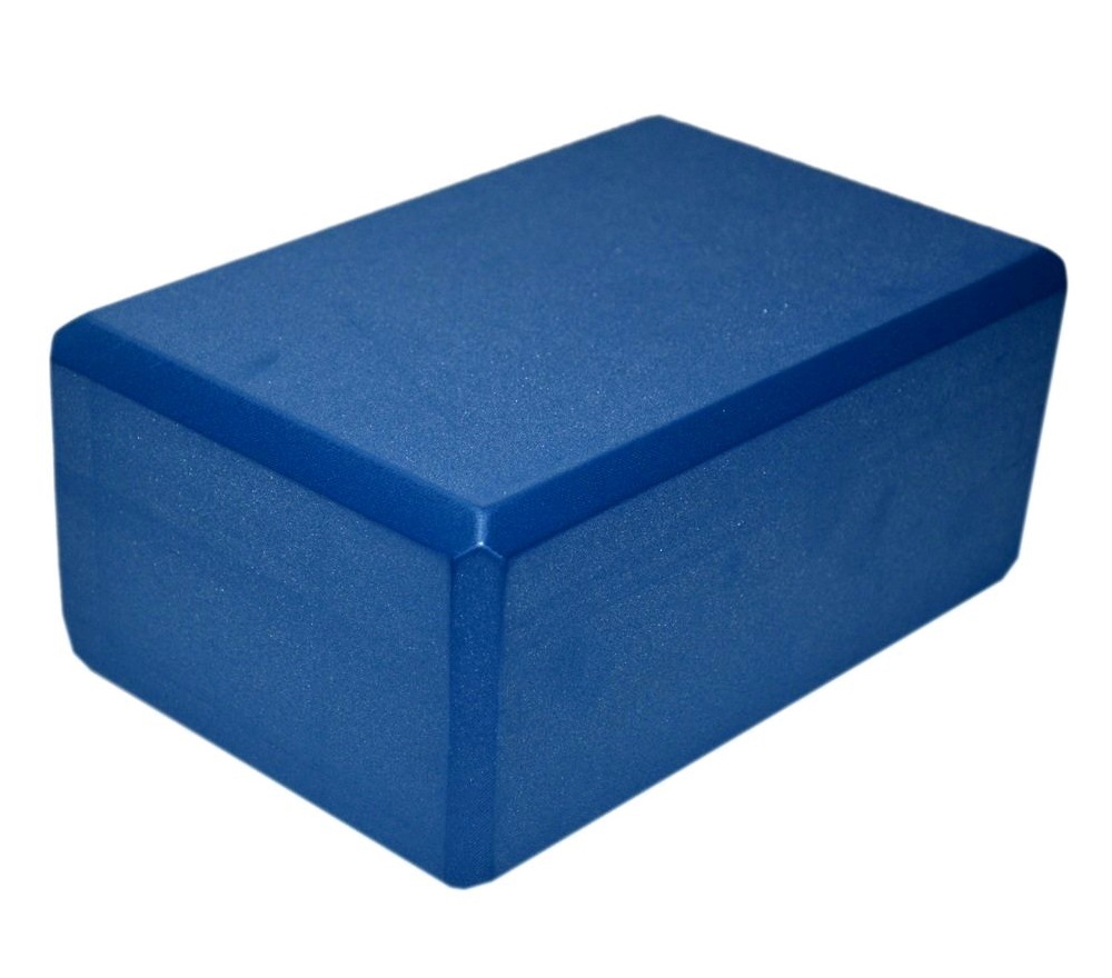 Blok Yoga 10cm - pěnová kostka na jógu Barva: Tmavě modrá