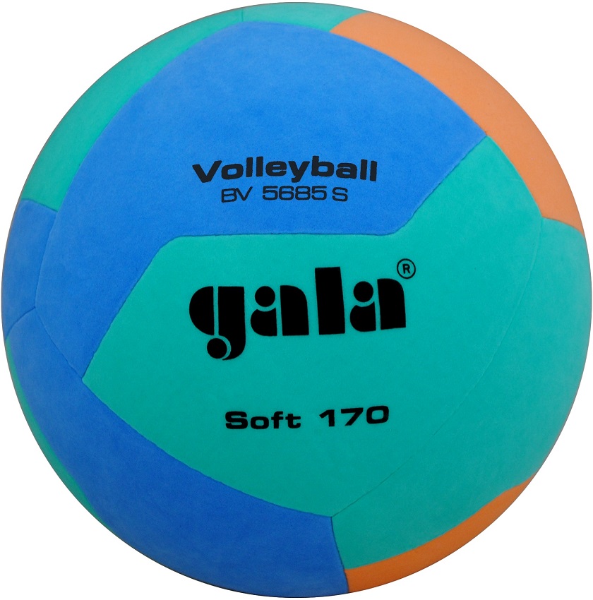 Gala Míč volejbal SOFT 170g BV5685S Barva: Oranžová-Zelená-Modrá