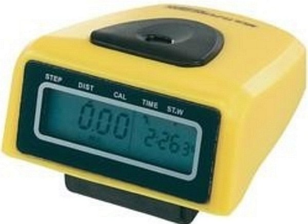 Krokoměr Junso 300B digitální Barva: Žlutá