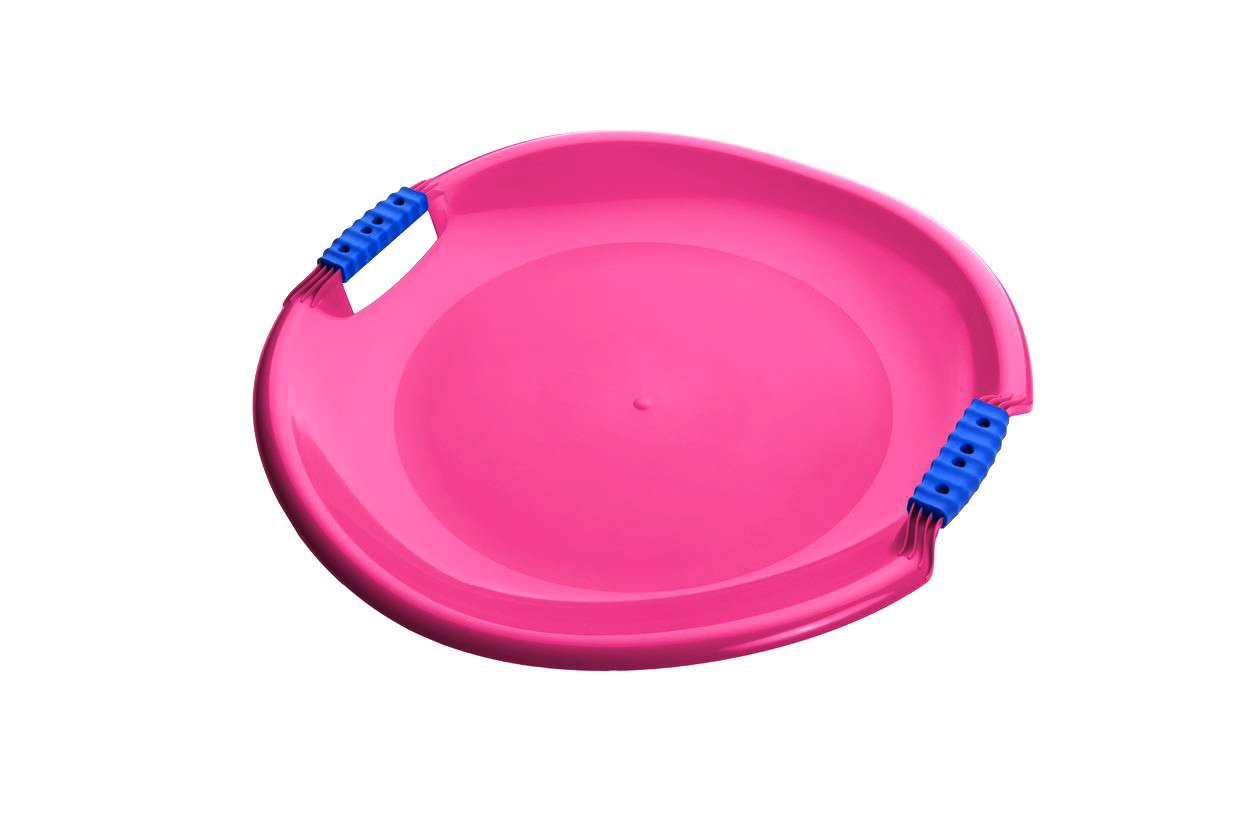 Sáňkovací talíř TORNÁDO SUPER PLASTKON 56 cm Barva: Růžová