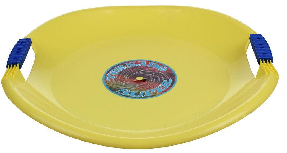 Sáňkovací talíř TORNÁDO SUPER PLASTKON 56 cm Barva: Žlutá