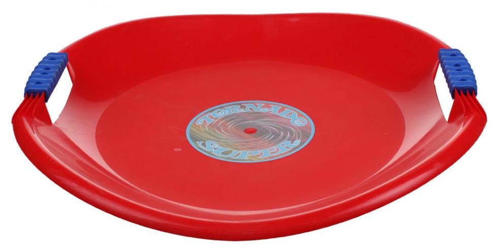 Sáňkovací talíř TORNÁDO SUPER PLASTKON 56 cm Barva: Červená