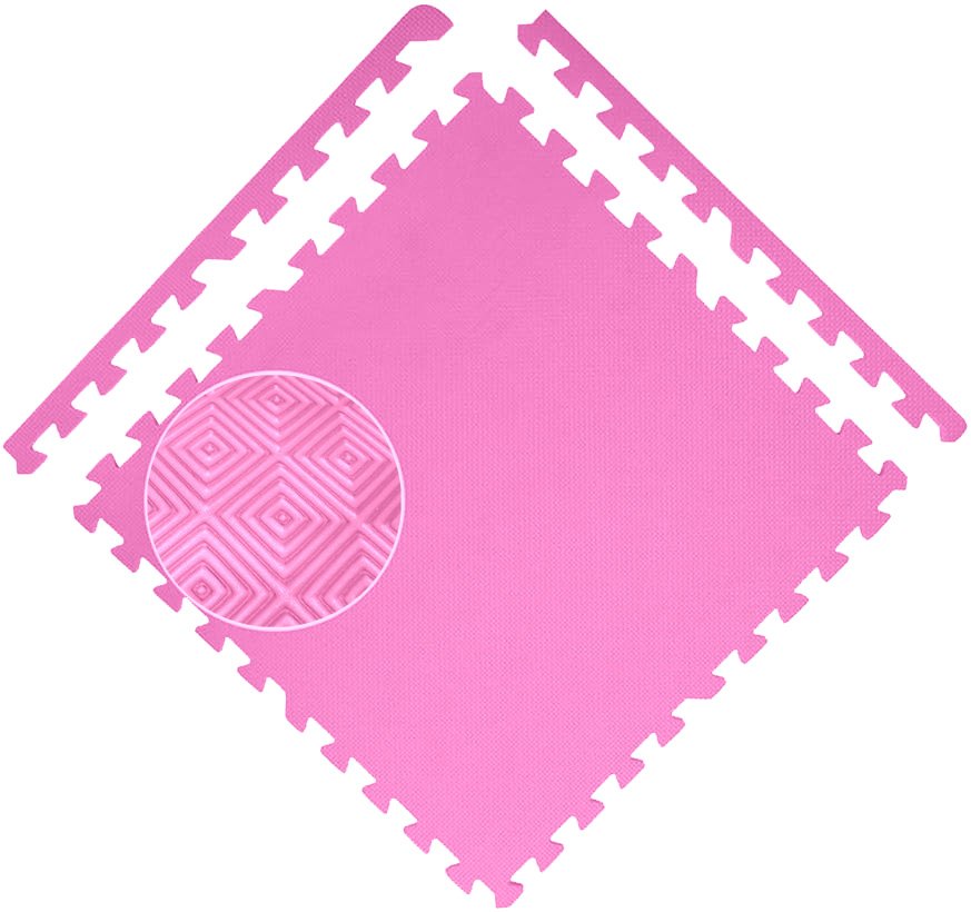 Podložka EVA COLOR 50x50x1,2 cm - SET 4ks Barva: Růžová