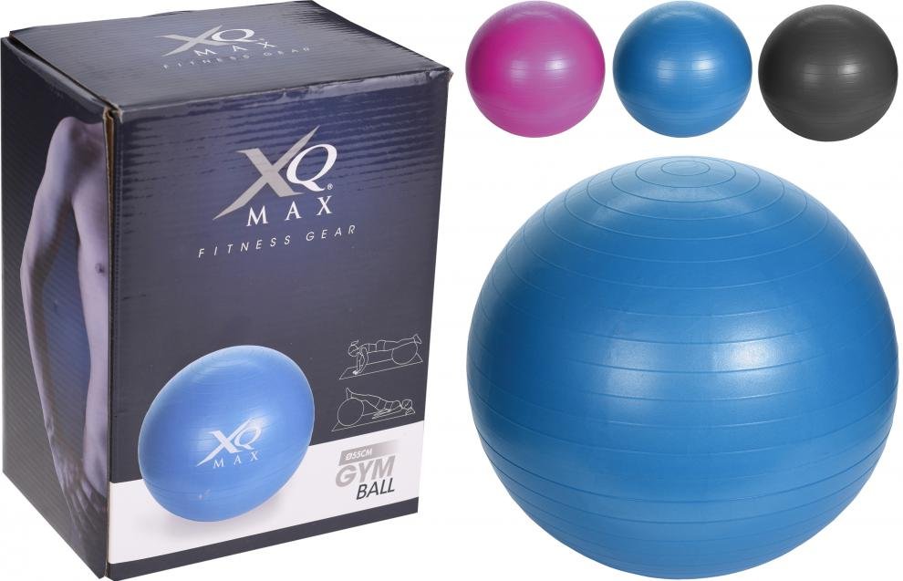 Gymnastický míč XQ MAX YOGA BALL 55 cm Barva: Černá