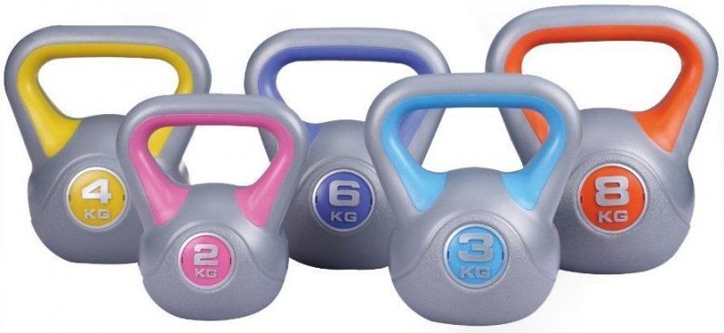 ČINKA KETTLEBELL LiveUp Plastic Varianta: 14