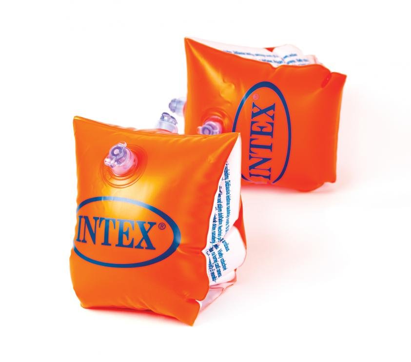 Rukávky nafukovací INTEX 58642 DELUXE Barva: Oranžová