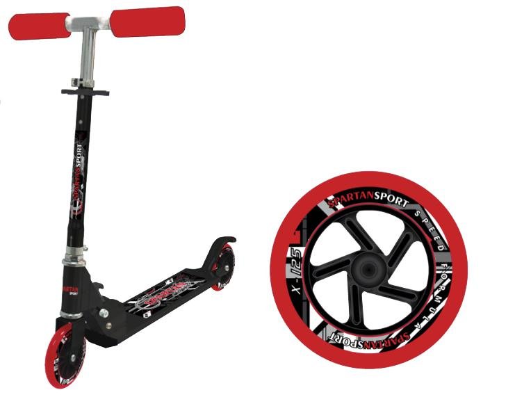 Koloběžka Spartan Formule Super X125 Barva: Černá