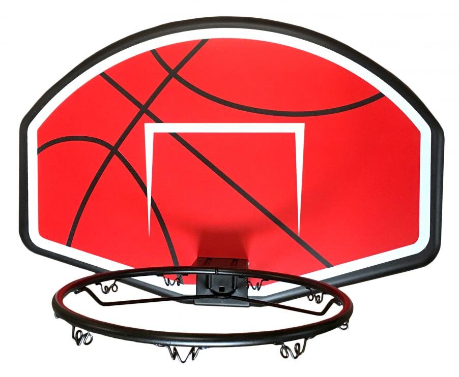 Panel na basket Sedco koš + síťka 80*58cm Varianta: 1
