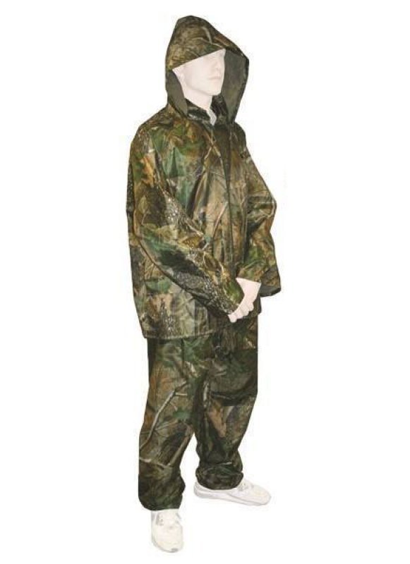 Pláštěnka dvoudílná - Rybářský CAMO set do deště Varianta: XL