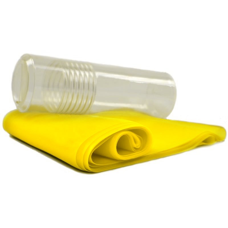 Expander - aerobic LATEX SEDCO - 150x15 cm - PVC doza Barva: Žlutá, Varianta: 0,15 mm