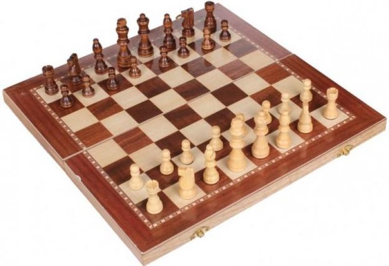 Šachy Sedco dřevěné 96 C03 39 x 39 cm Varianta: 1