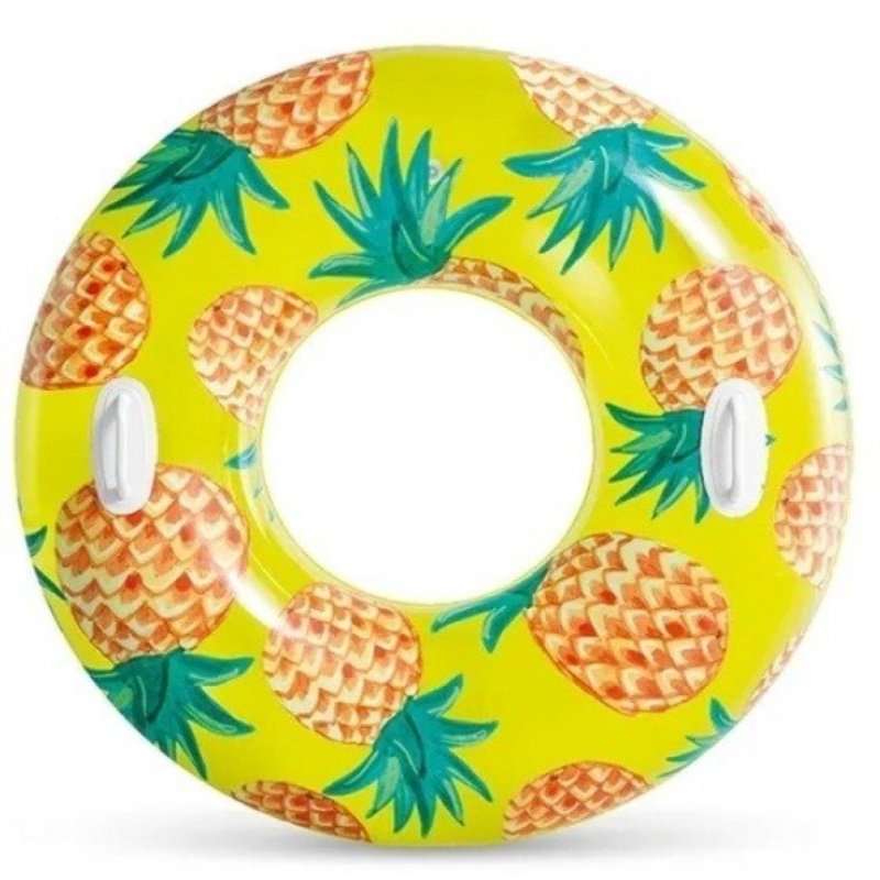 Nafukovací kruh INTEX 56261 TROPICAL FRUIT 107 cm Barva: Žlutá
