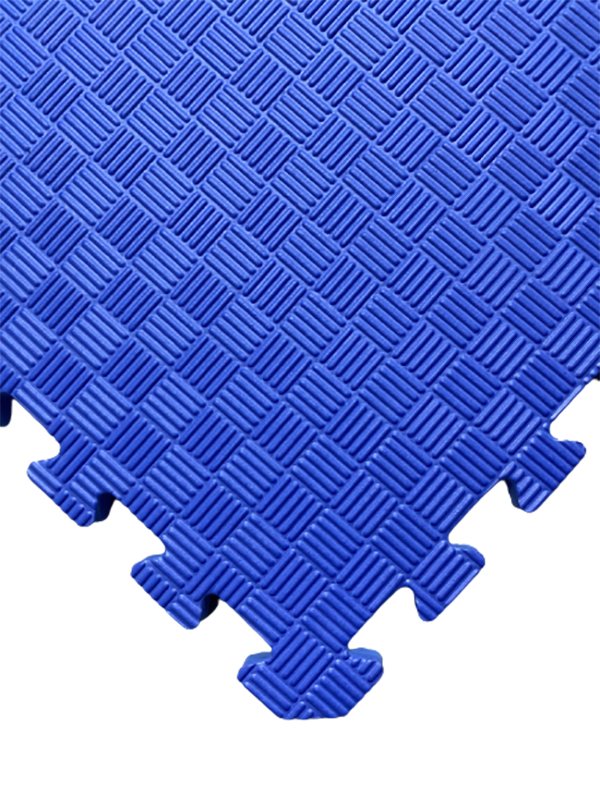 TATAMI-TAEKWONDO PUZZLE - Jednobarevná - 100x100x1,0 cm- podložka na cvičení Barva: Modrá