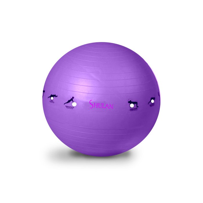 Gymnastický míč SHULAN YOGA BALL 65 cm Barva: Fialová