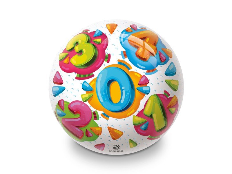 Míč dětský MONDO NUMBERS BALL 230 mm