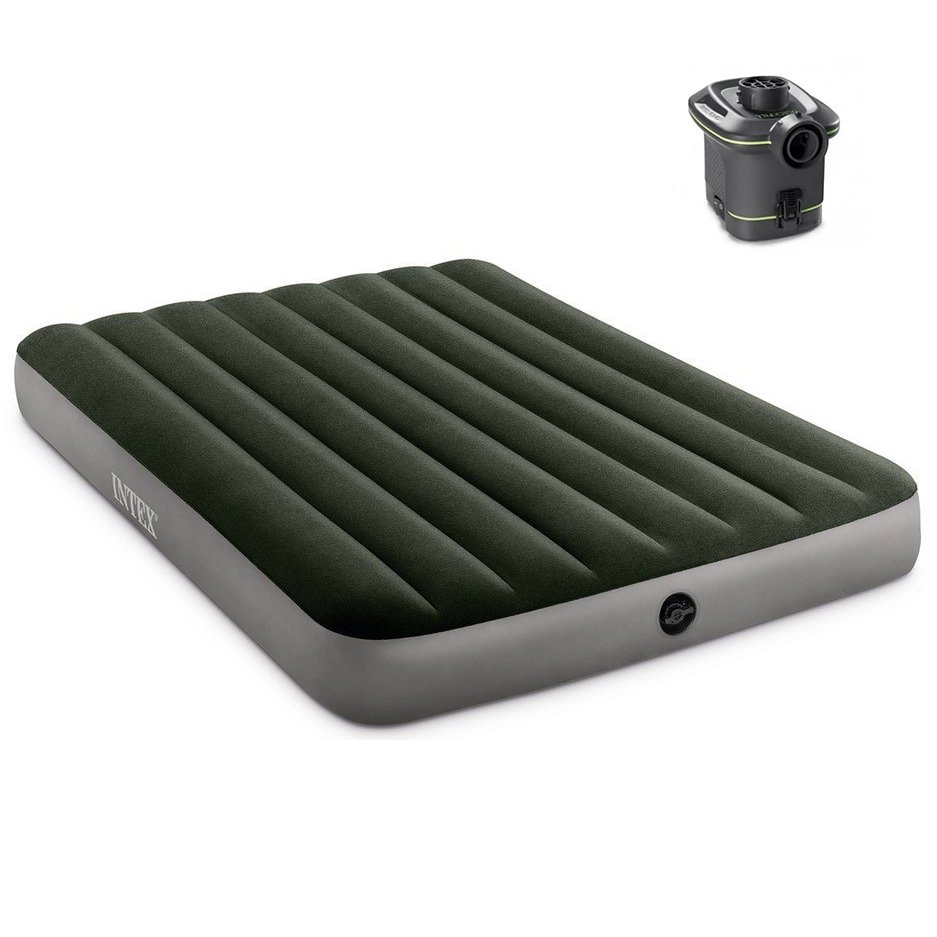 Nafukovací matrace Intex 64778 PRESTIGE DOWNY AIRBED FULL + PŘENOSNÁ PUMPA