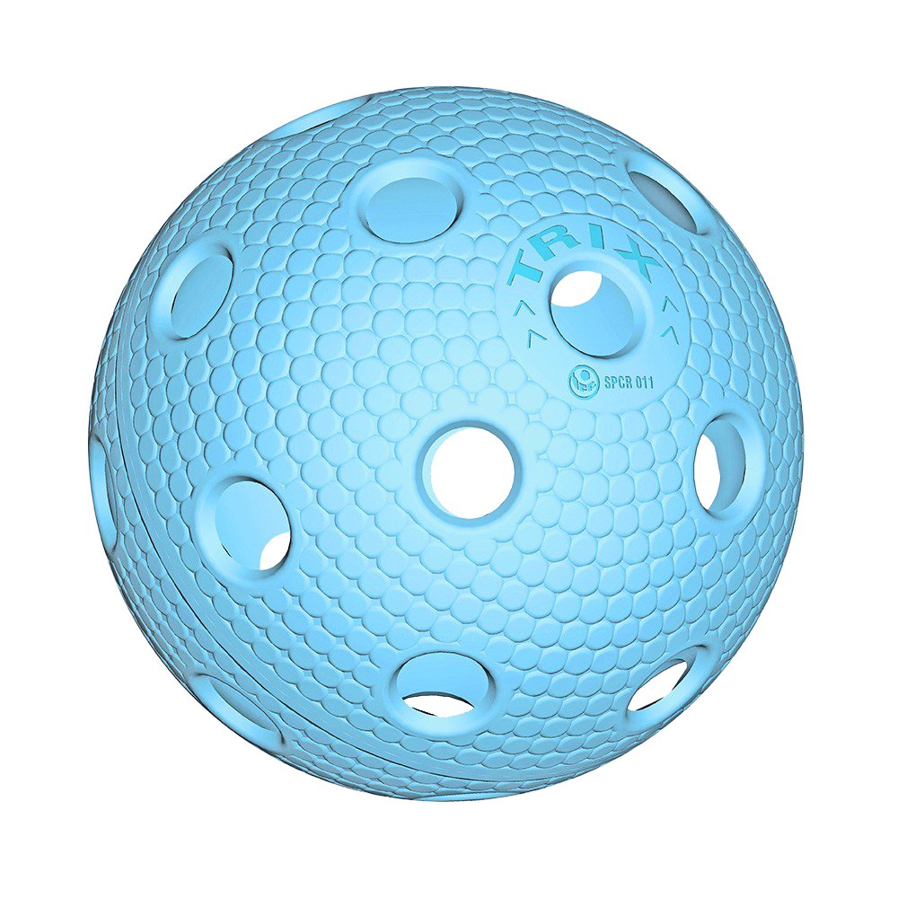 Florbalový míček TRIX IFF barevný Barva: Modrá