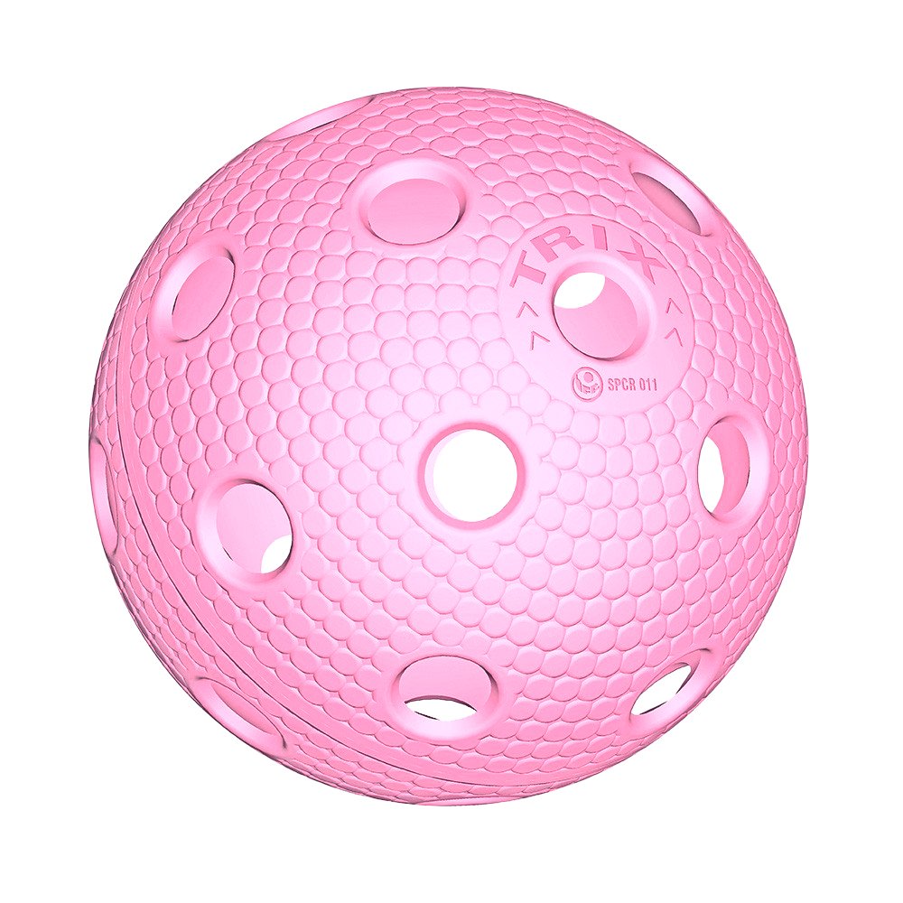 Florbalový míček TRIX IFF barevný Barva: Růžová