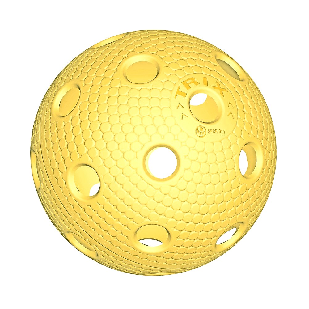 Florbalový míček TRIX IFF barevný Barva: Žlutá
