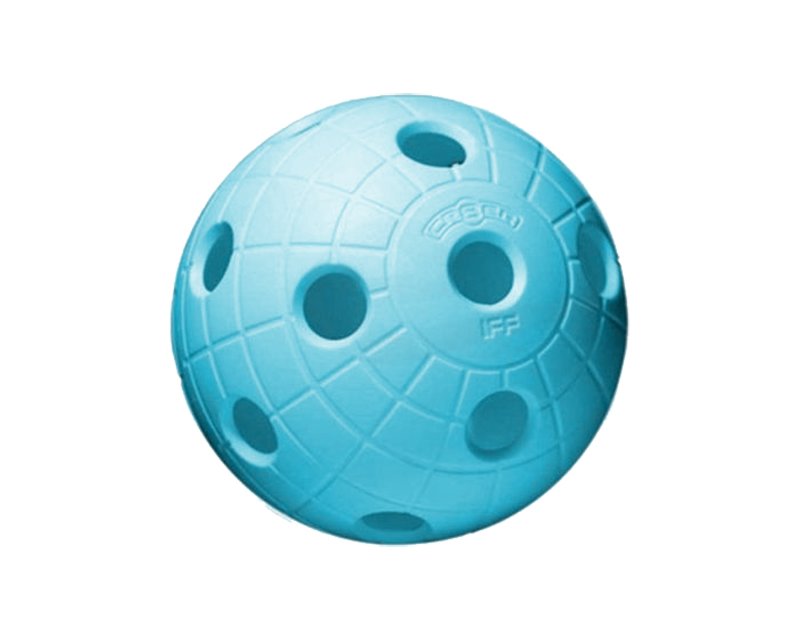 Florbalový míček UNIHOC CRATER Barva: Modrá