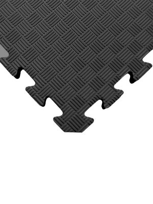 TATAMI PUZZLE podložka - Jednobarevná - 100x100x1,3 cm - podložka fitness Barva: Černá