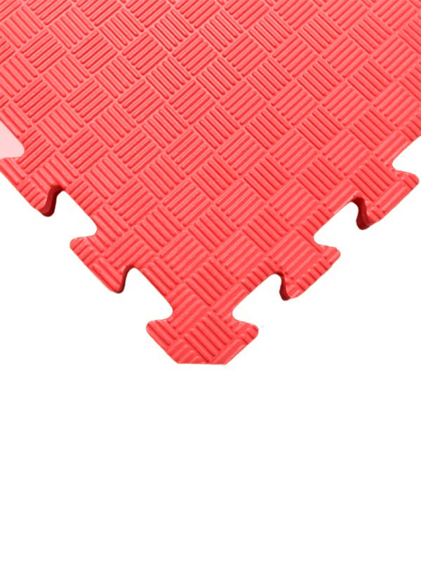 TATAMI PUZZLE podložka - Jednobarevná - 100x100x1,3 cm - podložka fitness Barva: Červená