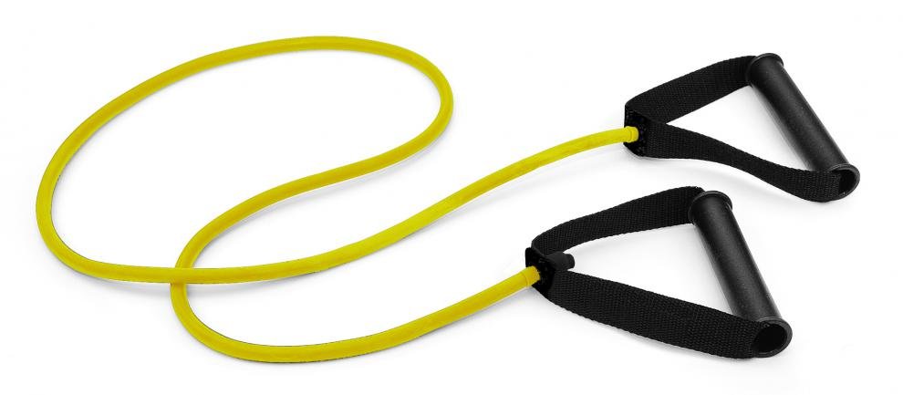 Posilovací expander/guma SEDCO s držadly Barva: Žlutá
