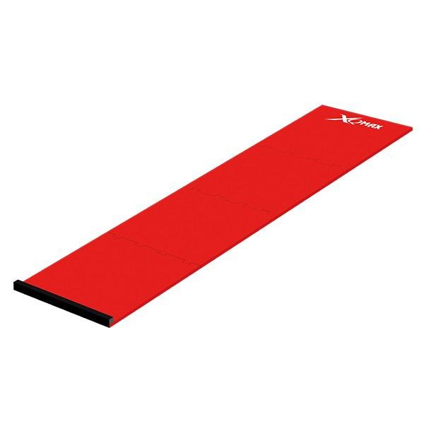Skládací podložka/koberec na šipky XQ MAX PUZZLE 237 cm Barva: Červená