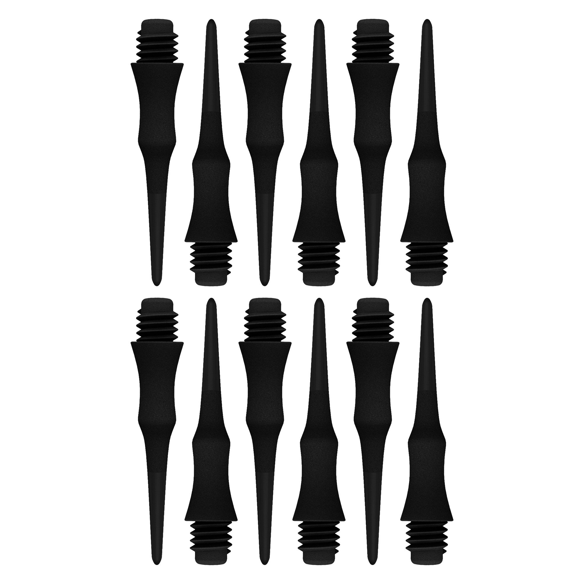 Sada náhradních plastových hrotů k šipkám XQ MAX 12 ks Barva: Černá