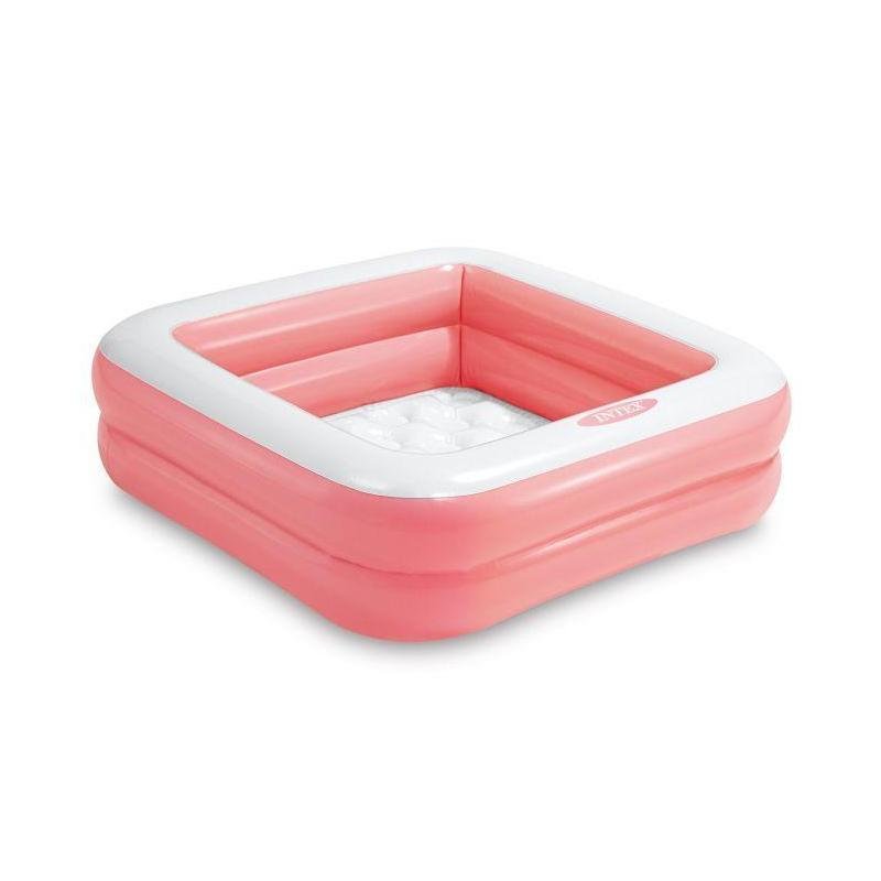 Dětský bazének čtverec Intex 57100 Barva: Růžová