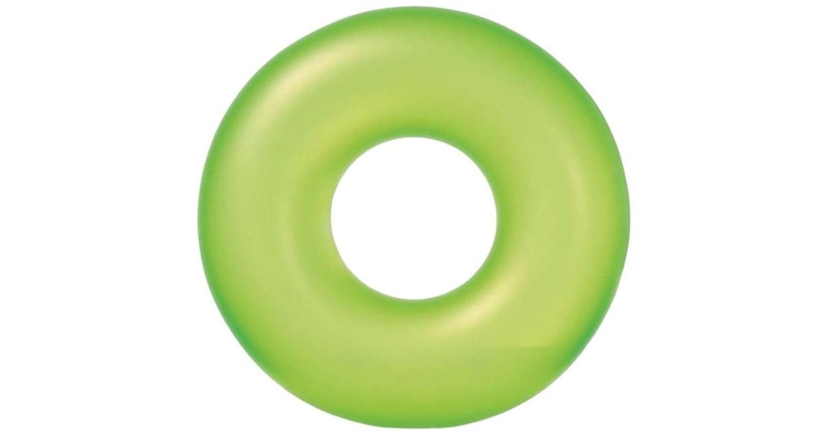 Kruh plavací INTEX NEON 91cm Barva: Zelená