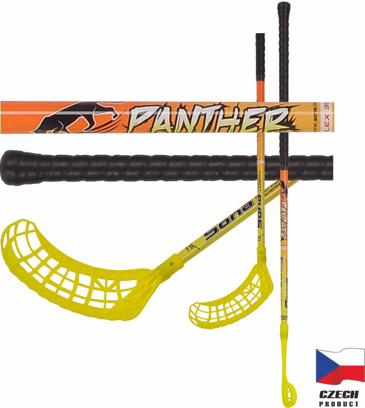 Florbalová hůl Sona PANTHER 95cm pravá Barva: Žlutá, Varianta: Pravá