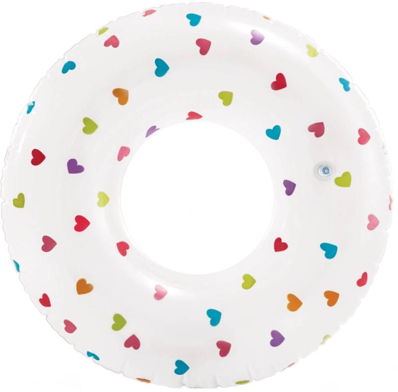 Kruh plavecký INTEX 59259 WHIMSICAL MAGIC TUBES - 81 cm Varianta: Bílá