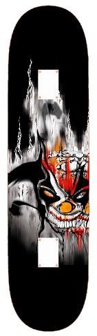 Skateboard UTOP SKULL MAPLE 31X8 SPARTAN Barva: Černá