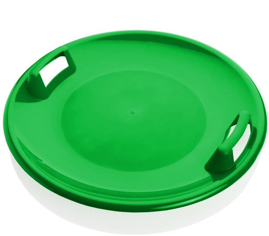 PLASTKON Sáňkovací talíř disk SUPER STAR Barva: Zelená