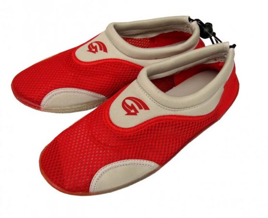 Dětské neoprenové boty do vody Alba, červeno bílé Velikost: 31