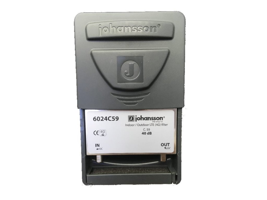 Johansson 6024C59 C48 profesional filter Lte 40 dB, DC