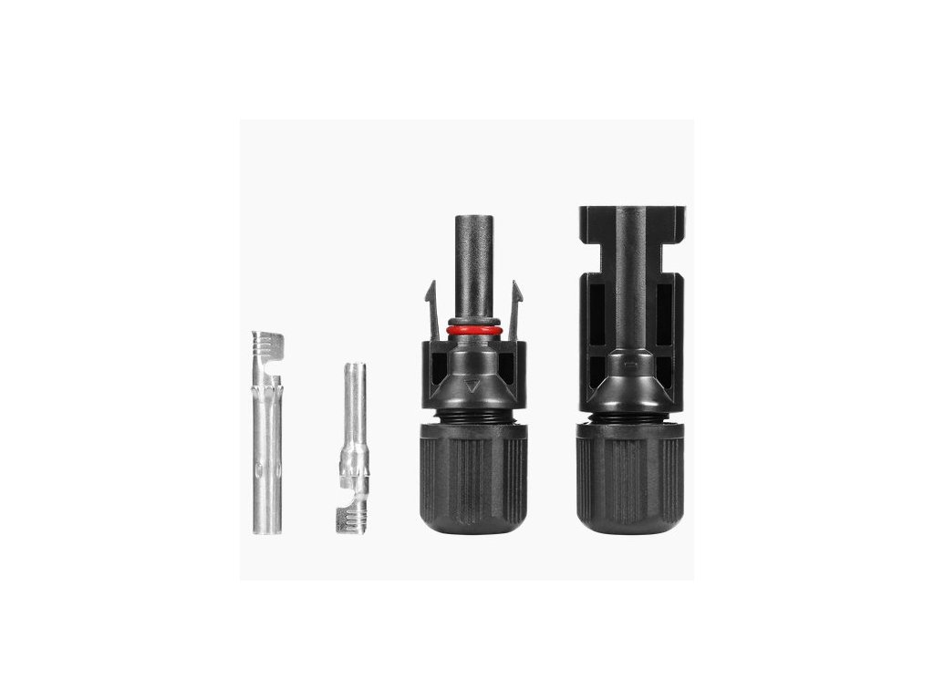Konektor MC4 zostava samica a samec pre 4mm a 6mm FVE, blister