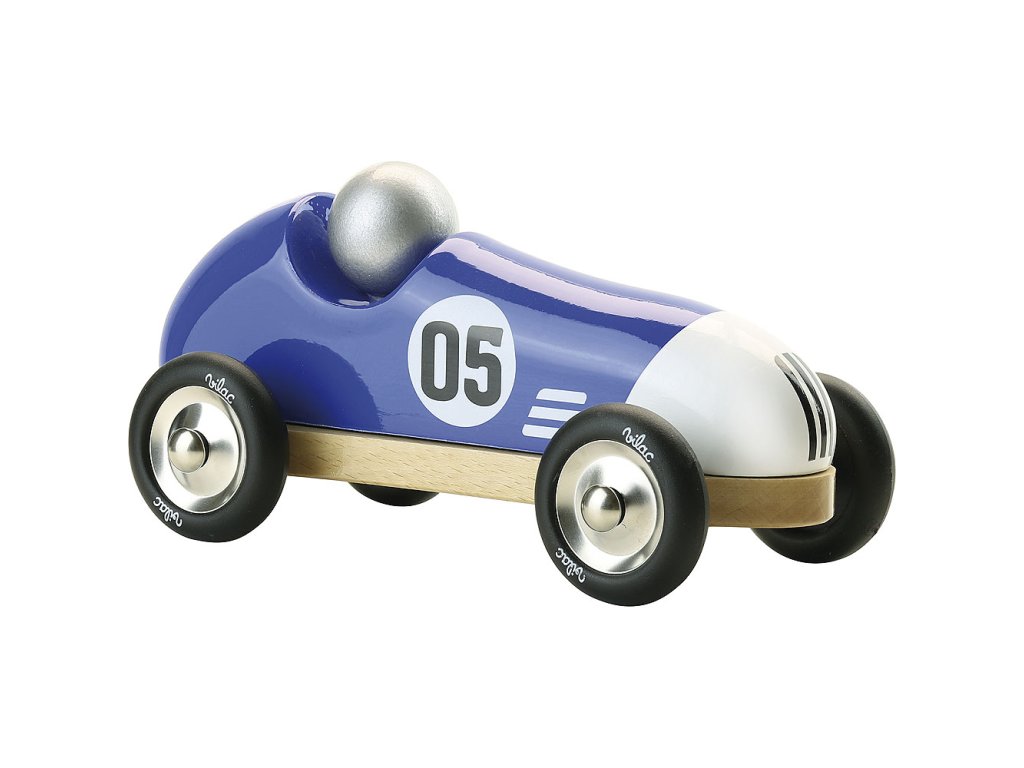 Vilac Závodní auto Vintage modré