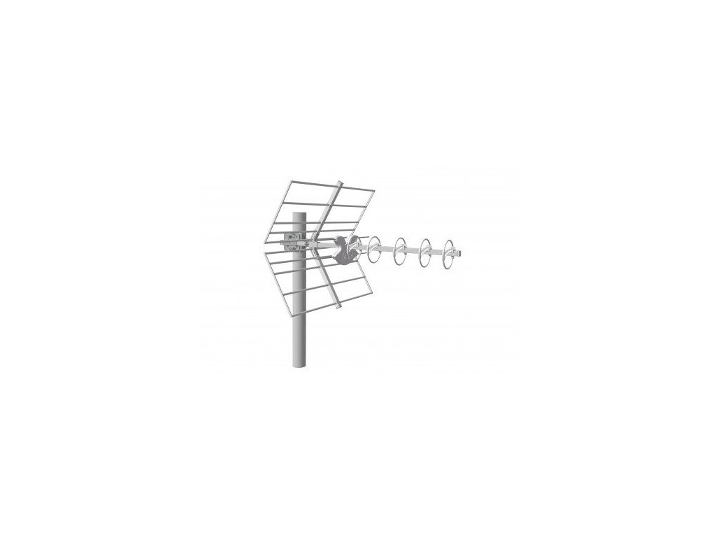 DVB-T/T2 TV anténa FRACARRO ALPHA5+ LTE 700 MHz Filter 5G. 21-49 kanál