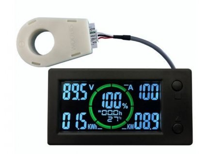 LCD Hall měř.nap.proudu a kapacity 0-300V 0-200A, s bluetooth WLS-PVA