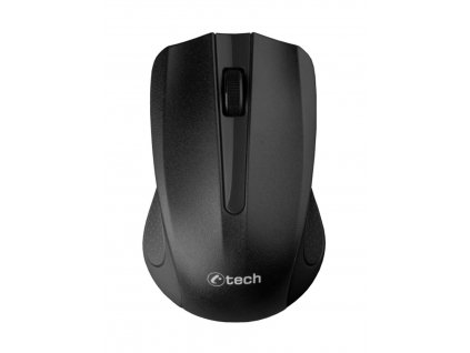 Myš C-TECH WLM-01 bezdrôtová, čierna