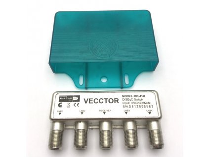 VECCTOR Diseqc 4/1 GD-41 vonkajšie