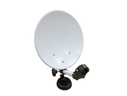 Camping parabola OPTICUM 35FE bez LNB a koaxu, s držiakom