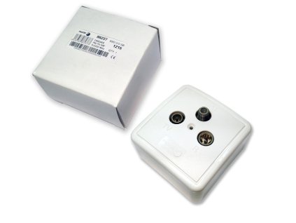Koncová zásuvka FAGOR BSD-301 TV/SAT/R 2dB vrátane rámčeka a viečka