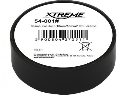 Xtreme Izolačná páska, 10 m, čierna