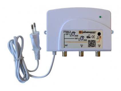 Domový zosilňovač Johansson 7722L2 s 5G LTE a reguláciou , VHF/UHF