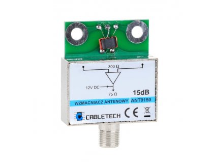 Anténny zosilňovač CABLETECH ANT0150, 15dB, tienený