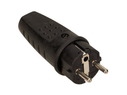 Odolná gumová zástrčka priama ORNO OR-AE-1315, IP44