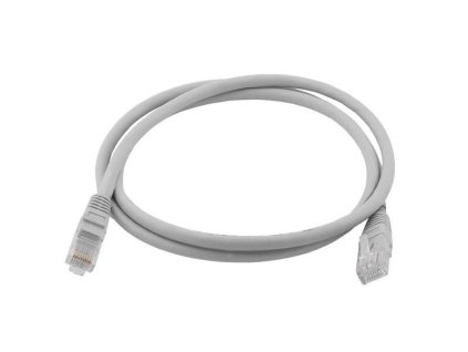 UTP Patch Kábel Lexton RJ45 CAT6E 0,5m 8P8C 1:1 Sivý